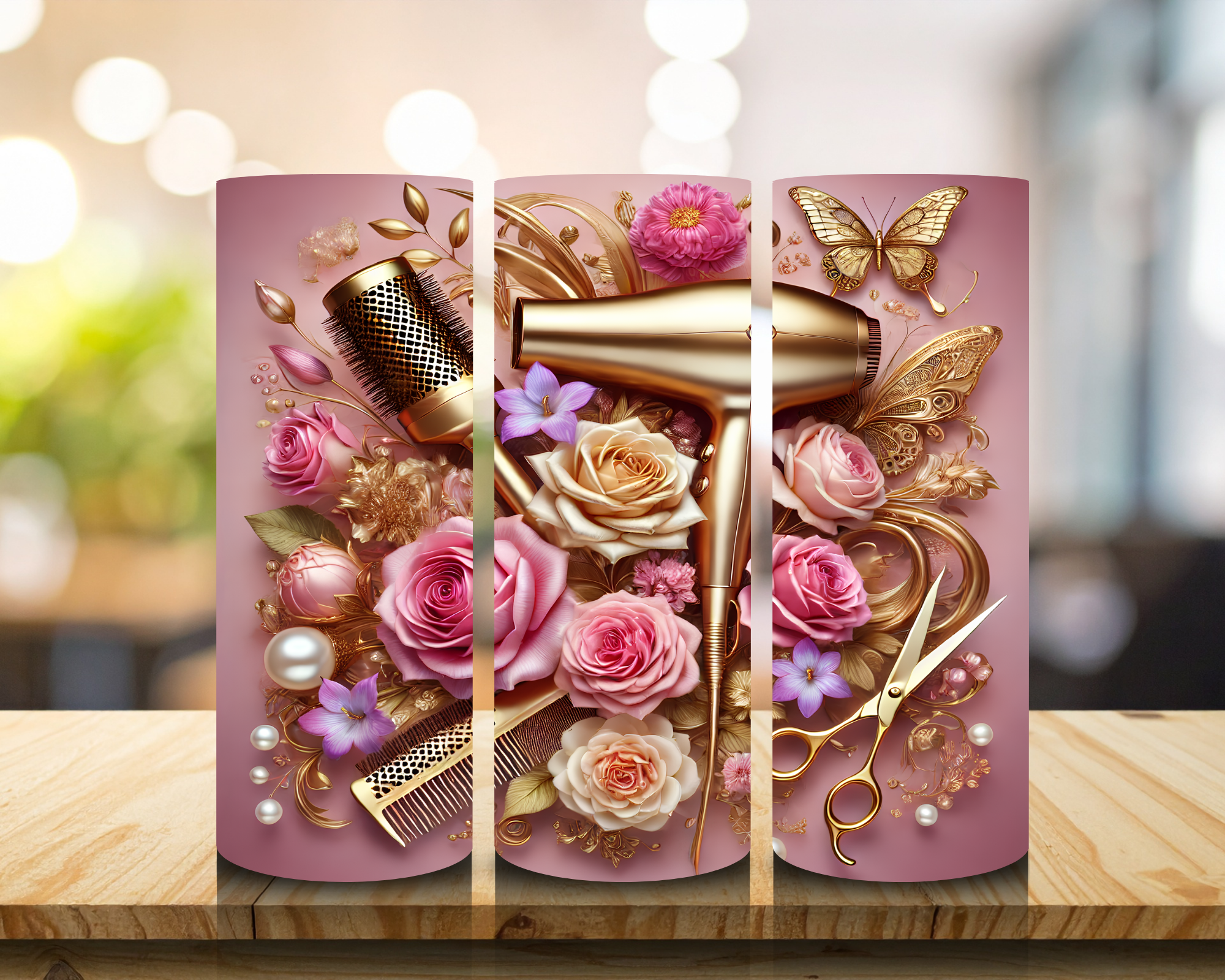 Pink Hairdresser Tumbler