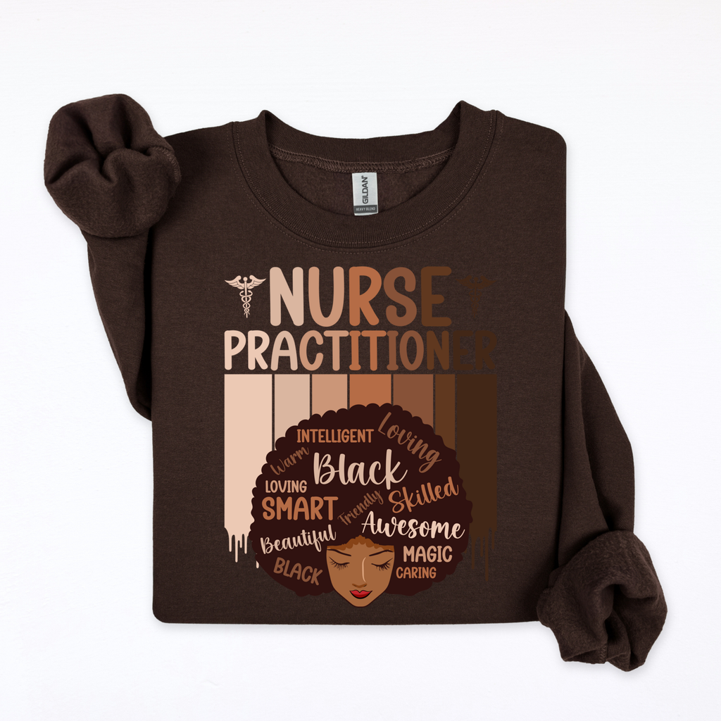 Nurse Practitioner Black History Crewneck