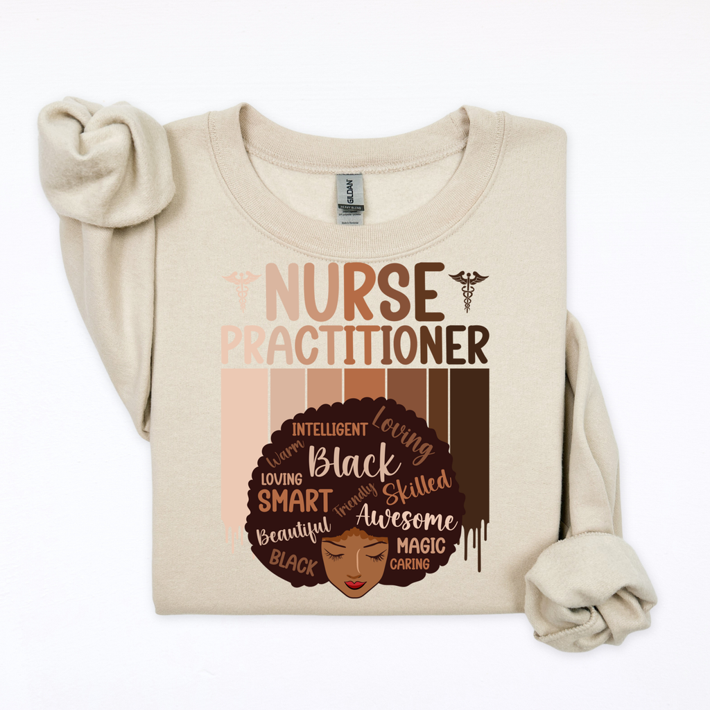 Nurse Practitioner Black History Crewneck