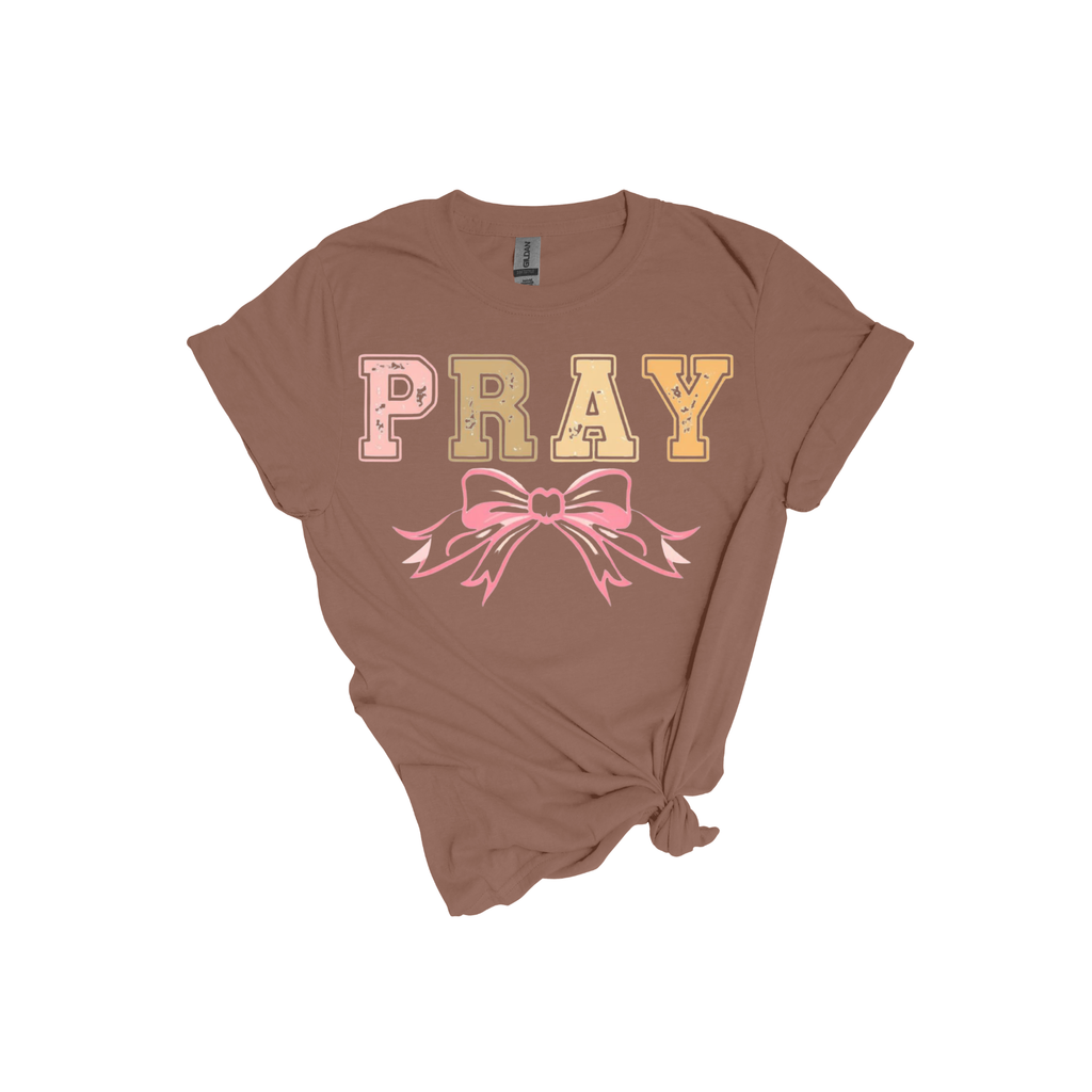 Pray with Bow Tshirt
