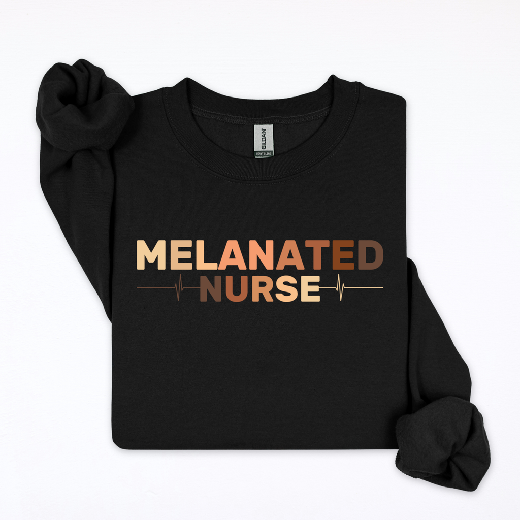 Melanated Nurse Crewneck