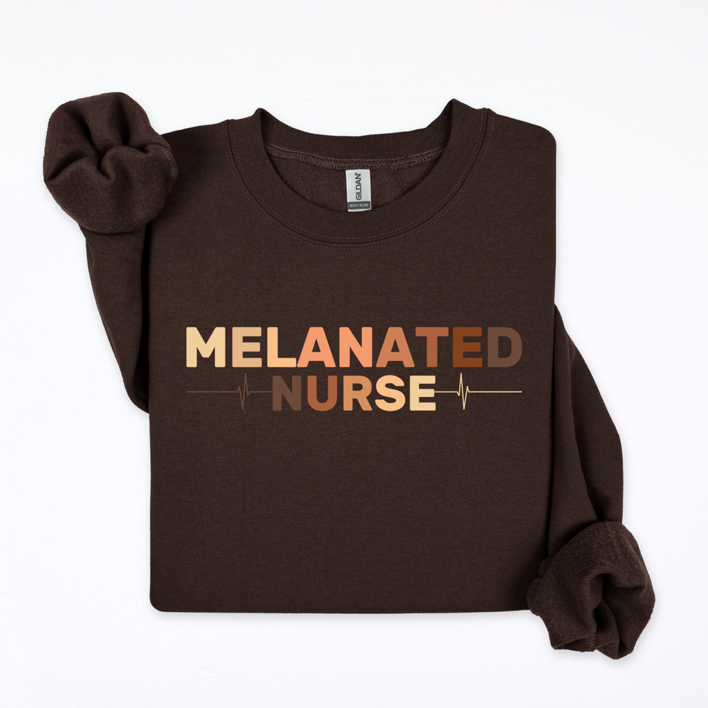Melanated Nurse Crewneck