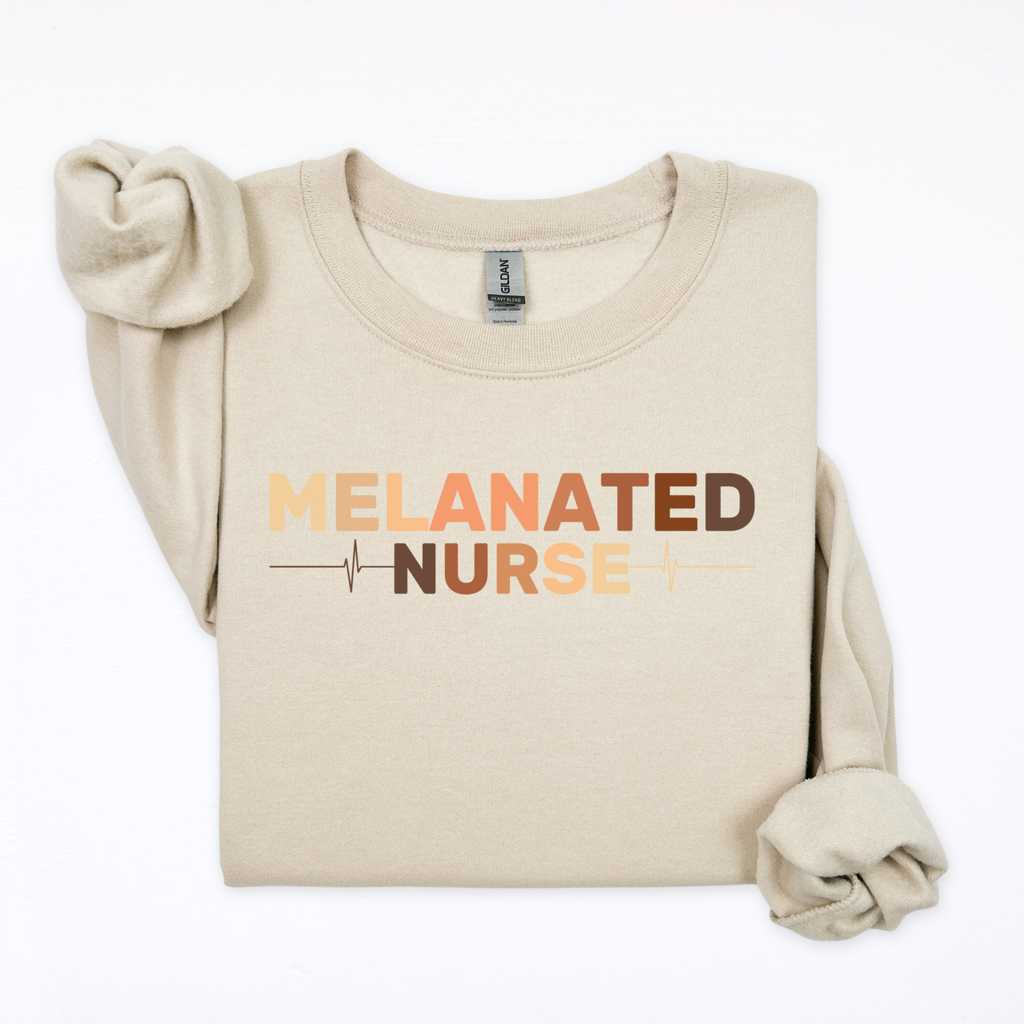 Melanated Nurse Crewneck