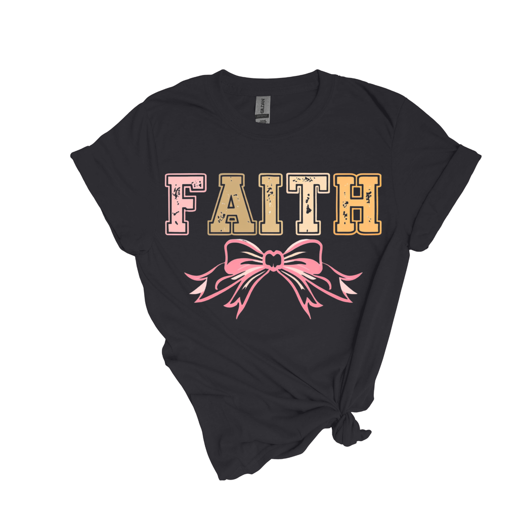 Faith with Bow Tshirt